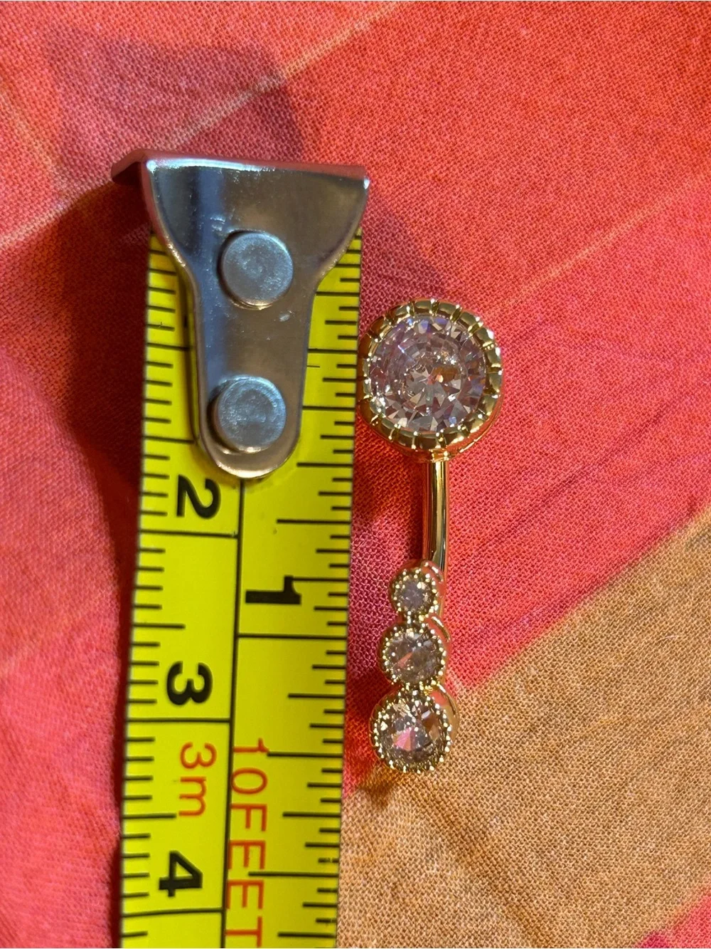 Bundle of 10 assorted gold Tone and Pearl belly button rings
